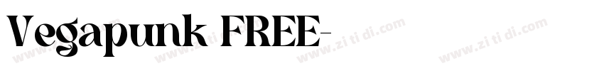 Vegapunk FREE字体转换